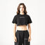 SUMMER CROP TOP WOMEN BLACK