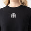 OLWYN CROP TOP WOMEN BLACK METEORITE