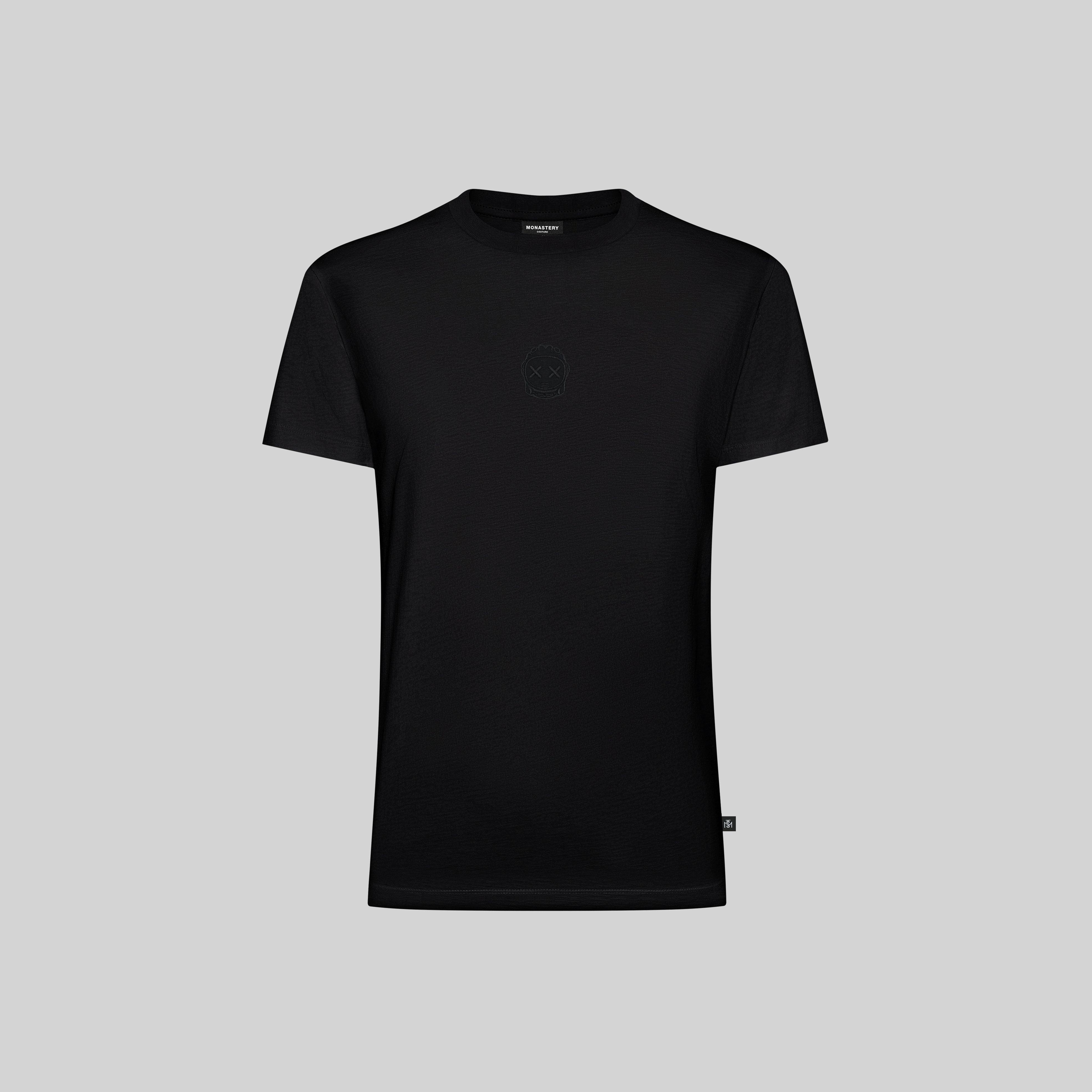 Monastery Couture Camiseta Negra para Mujer Valkyrie Monastery S