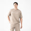 VIKRANT T-SHIRT OVERSIZED MEN TAUPE GRAY