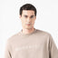 VIKRANT T-SHIRT OVERSIZED MEN TAUPE GRAY