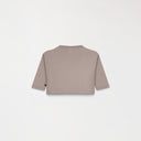 AMAL CROP TOP WOMEN TAUPE GRAY