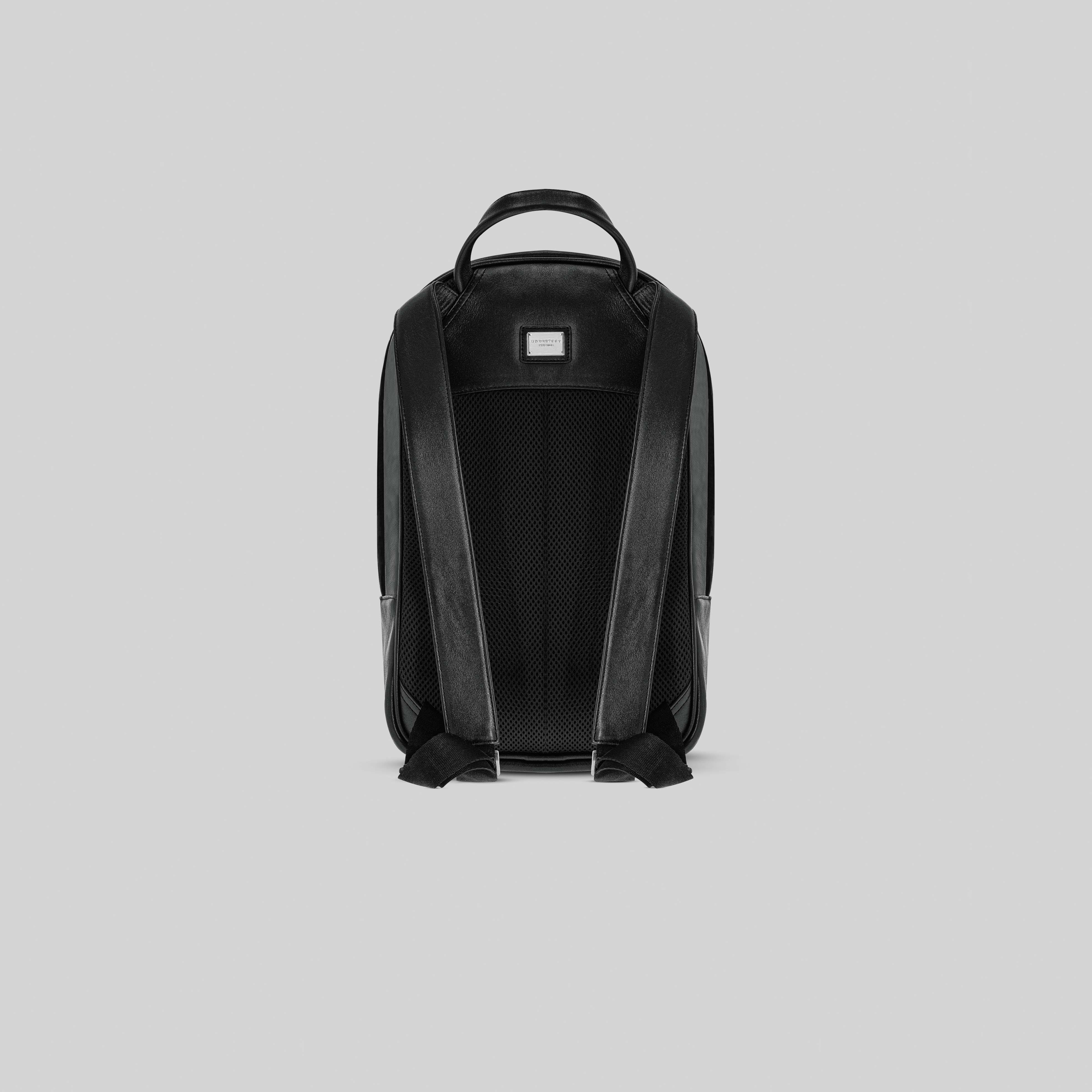 BOOT BACKPACK LEATHER BLACK | Monastery Couture
