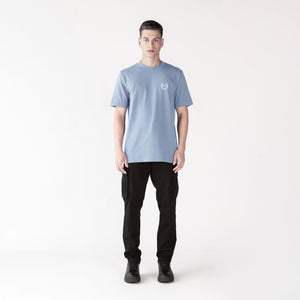 CROGLANG T-SHIRT MEN FADED DENIM