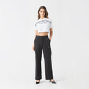 DUSTY CROP TOP WOMEN WHITE