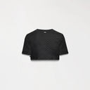 ESMME CROP TOP WOMEN BLACK
