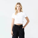 ESMME CROP TOP WOMEN WHITE