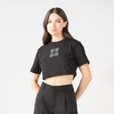 FIDDA CROP TOP WOMEN BLACK