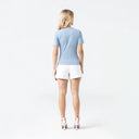 FRENCH T-SHIRT WOMEN FADED DENIM