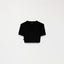 GODIVA CROP TOP WOMEN BLACK