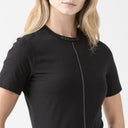 HEATHER T-SHIRT WOMEN BLACK