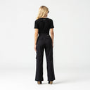 AKBAR T-SHIRT WOMEN BLACK METEORITE