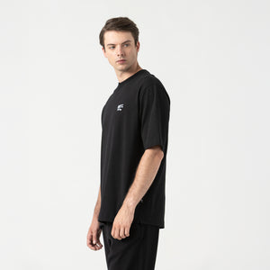CARLIER T-SHIRT OVERSIZED MEN BLACK