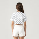 BRITANIA CROP TOP WOMEN WHITE