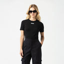 AKBAR T-SHIRT WOMEN BLACK METEORITE