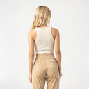 HYWEL KNITTED TOP WOMEN WHITECAP GRAY