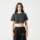 BRITANIA CROP TOP WOMEN BLACK