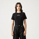 WAVE T-SHIRT WOMEN BLACK