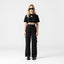 OLWYN CROP TOP WOMEN BLACK METEORITE
