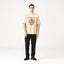 SHEVAL T-SHIRT OVERSIZED MEN IRISH CREAM