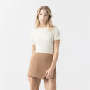 LIANE T-SHIRT WOMEN WHITE ASPARAGUS