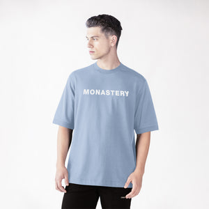 LONGDALE T-SHIRT OVERSIZED MEN FADED DENIM