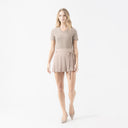 MELINA T-SHIRT WOMEN TAUPE GRAY