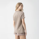 MERLE T-SHIRT WOMEN TAUPE GRAY