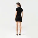 MIKA POLO DRESS WOMEN BLACK