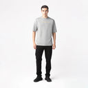 MITHUL T-SHIRT OVERSIZED MEN GRAY