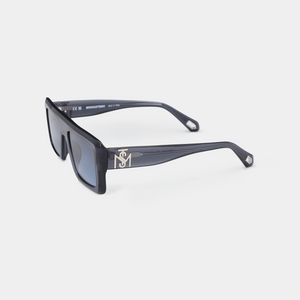 IKER SUNGLASSES TRANSPARENT GREY