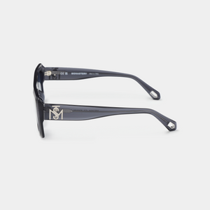 IKER SUNGLASSES TRANSPARENT GREY