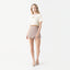 NOORA CROP TOP WOMEN WHITE ASPARAGUS