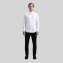 ROLLS SHIRT LONG SLEEVE WHITE | Monastery Couture