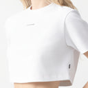 SAVANNA CROP TOP WOMEN WHITE