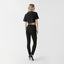 SAVANNA CROP TOP WOMEN BLACK