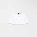 SAVANNA CROP TOP WOMEN WHITE