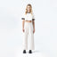 SENN CROP TOP WOMEN WHITECAP GRAY