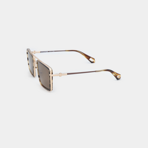 MARC SUNGLASSES SHINY GOLD BROWN