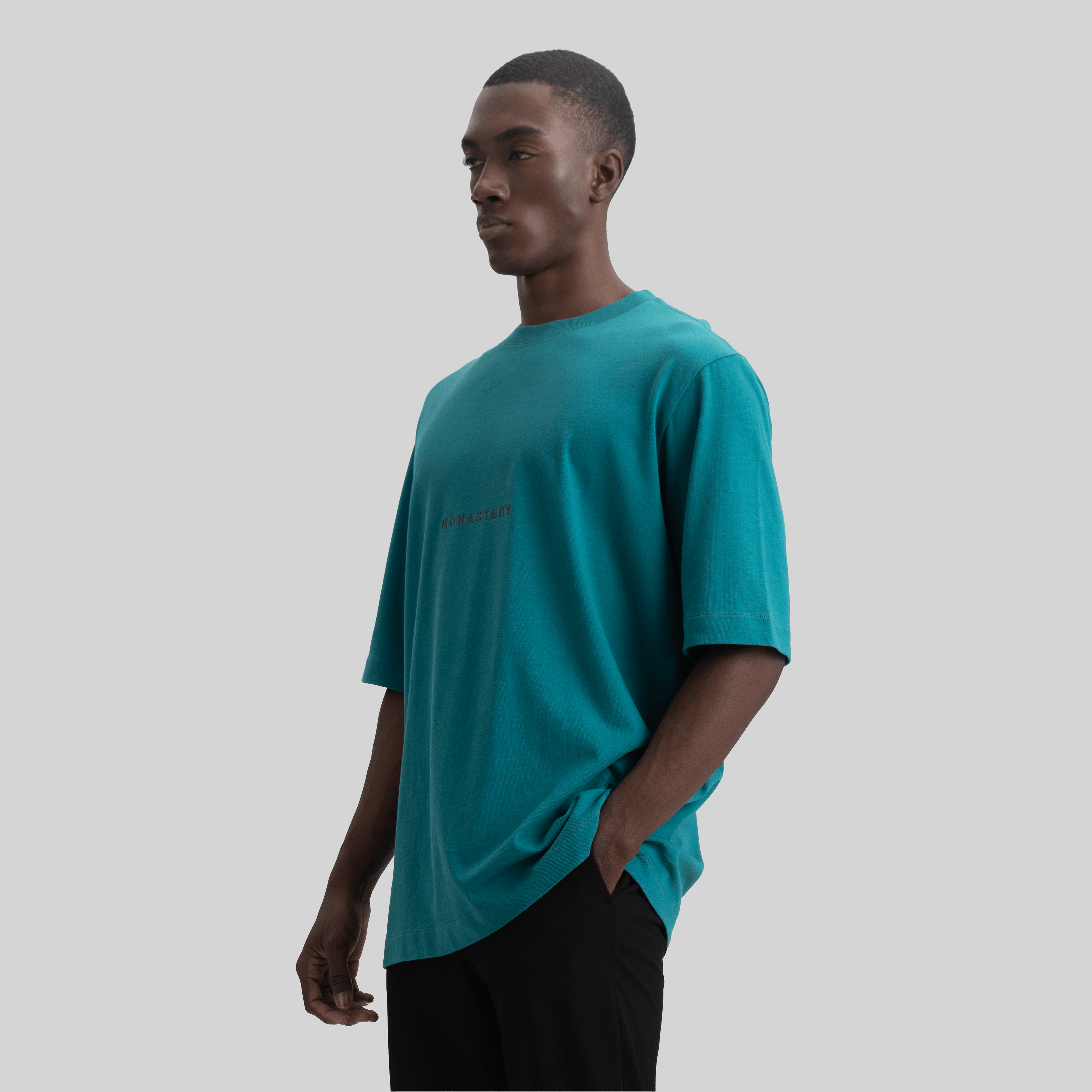 WOLF T-SHIRT OVERSIZE EVERGLADE | Monastery Couture