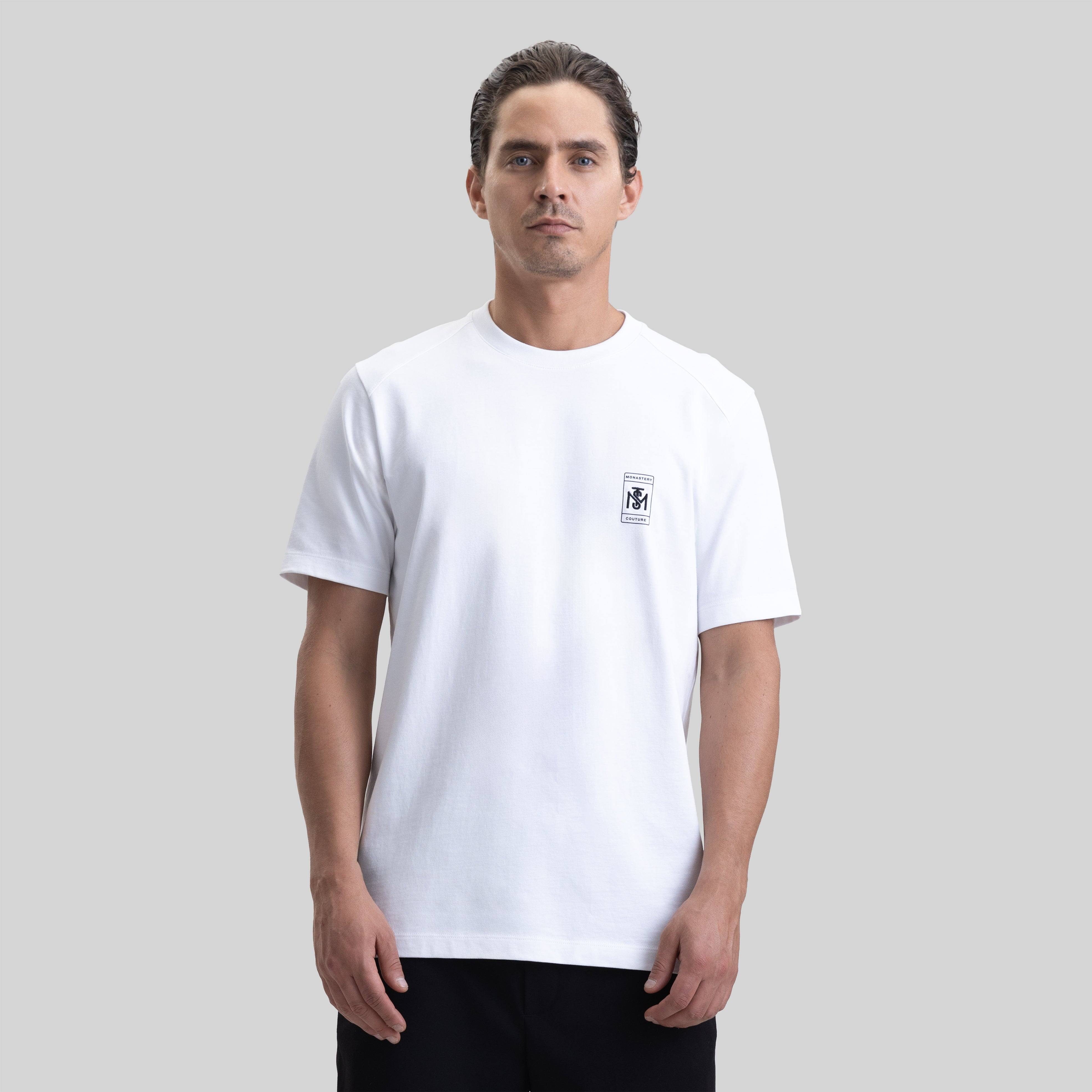 Monastery Couture Camiseta Blanca para Hombre Veloce Monastery XXL