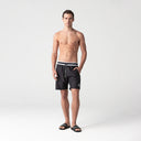 VELCRON SWIM SHORT MEN BLACK