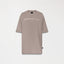 VIKRANT T-SHIRT OVERSIZED MEN TAUPE GRAY