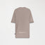 VIKRANT T-SHIRT OVERSIZED MEN TAUPE GRAY