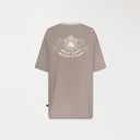 WARMBLOOD T-SHIRT OVERSIZEDD MEN TAUPE GRAY