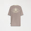 WARMBLOOD T-SHIRT OVERSIZEDD MEN TAUPE GRAY