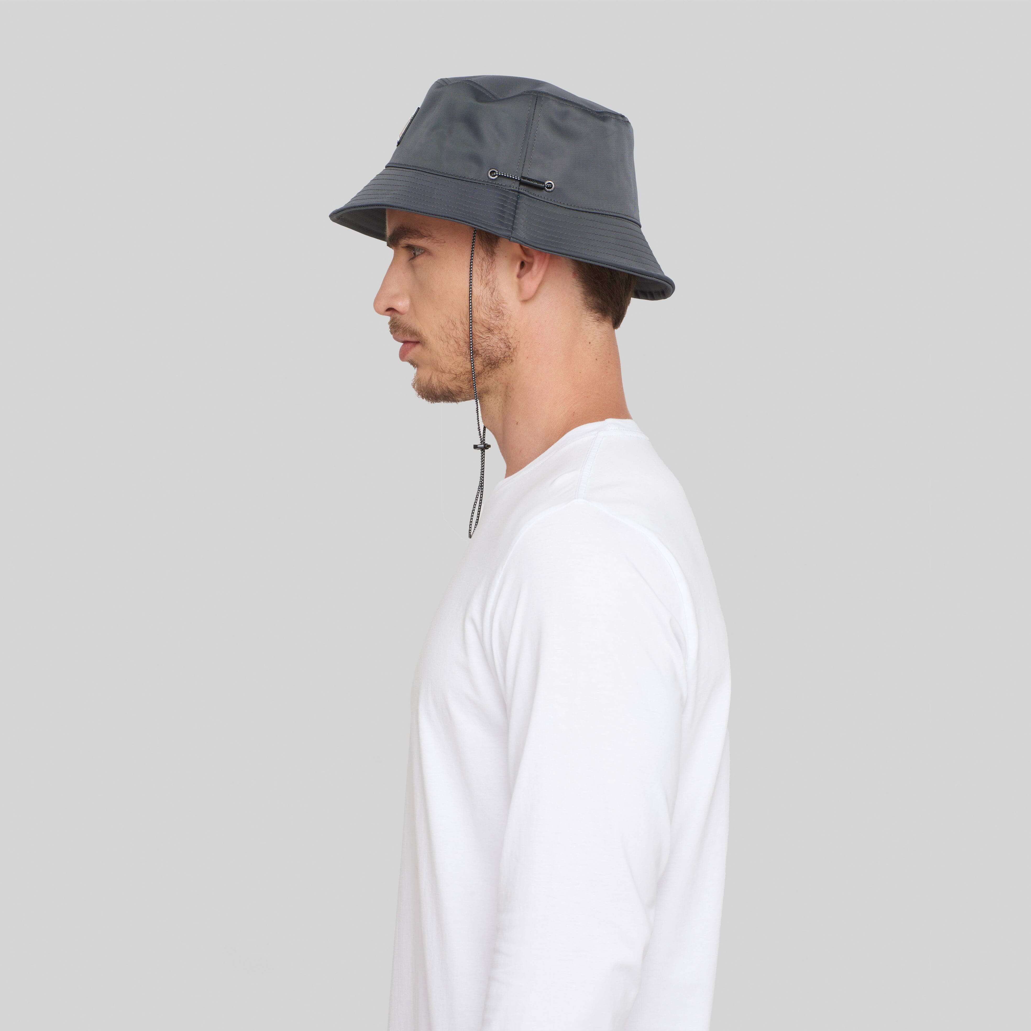 ANTIGONO GREY BUCKET HAT | Monastery Couture