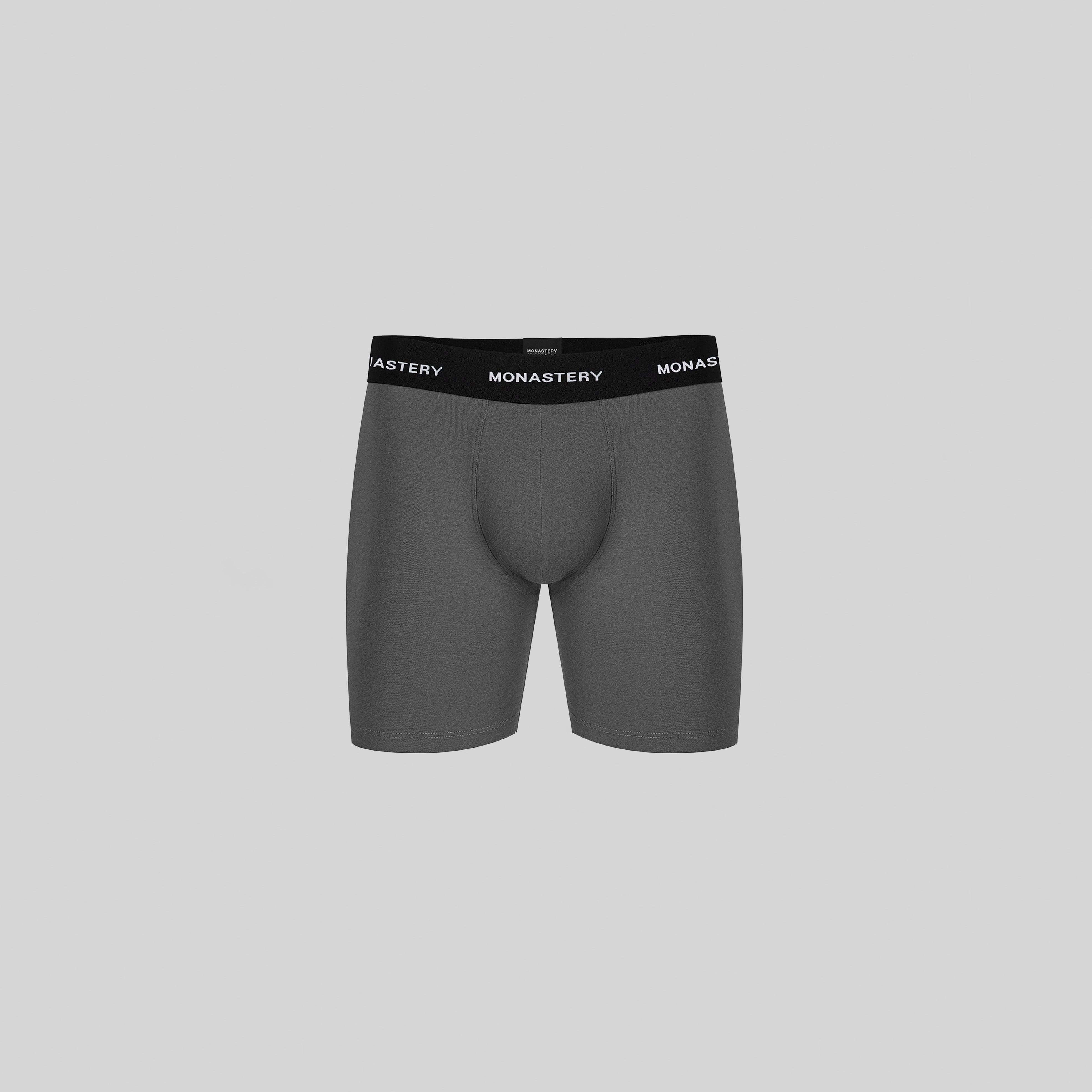 ARNAULD GRAY BOXER BRIEFS | Monastery Couture