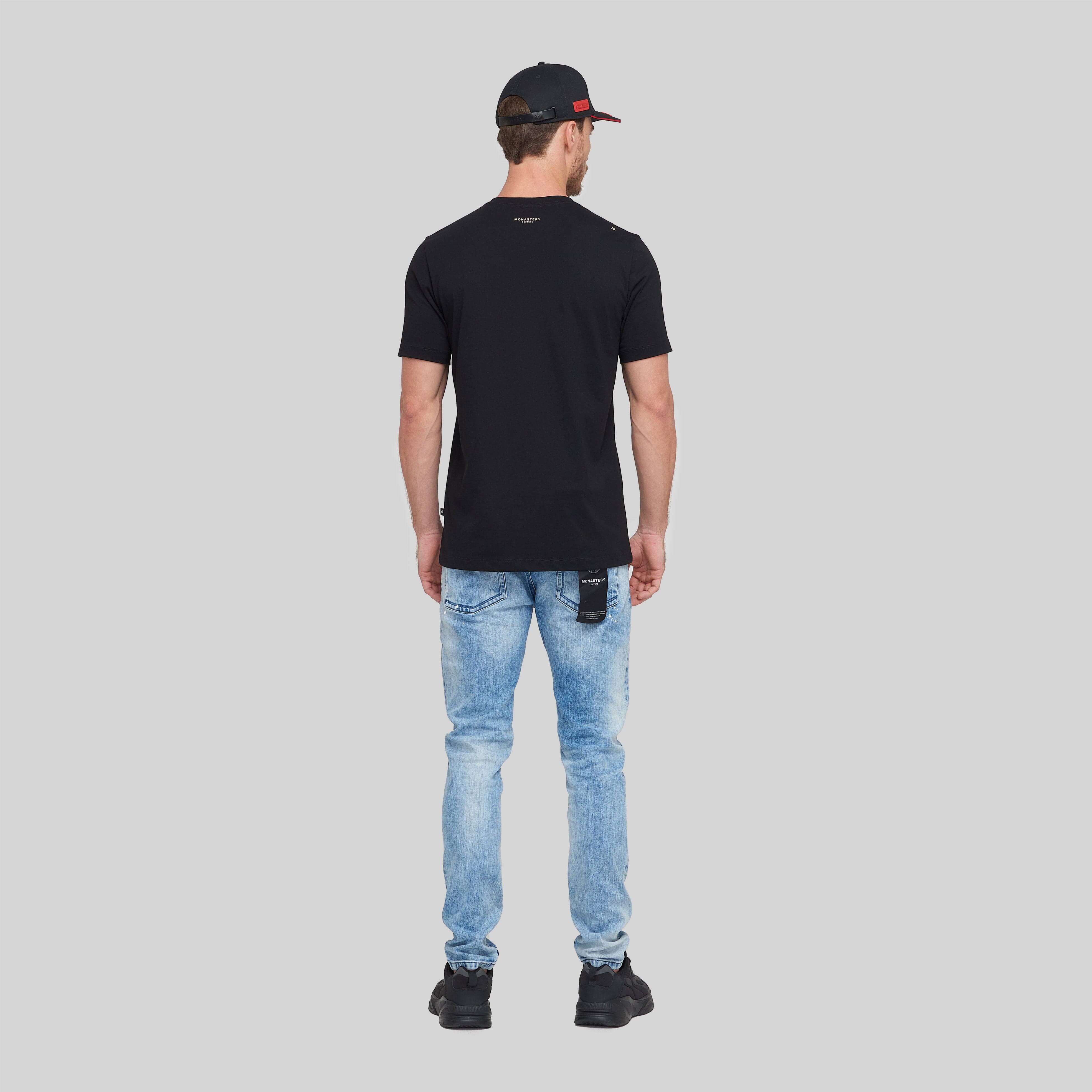 ARTY BLACK T-SHIRT | Monastery Couture