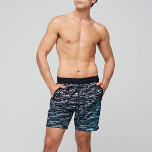 BITOLA BLACK SWIM SHORT | Monastery Couture